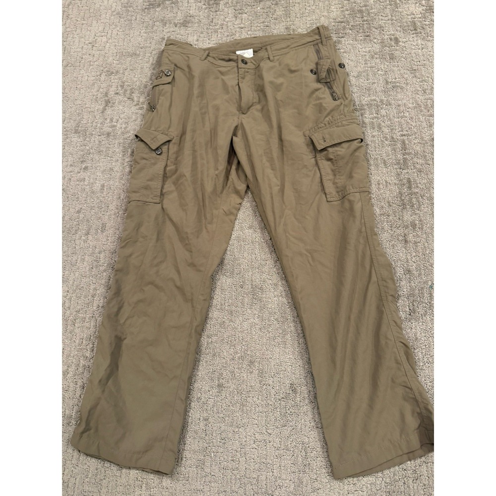 Clothing Arts Pants Mens 36x30 Khaki P Cubed Pick Pocket Proof Travel Nylon (W1)